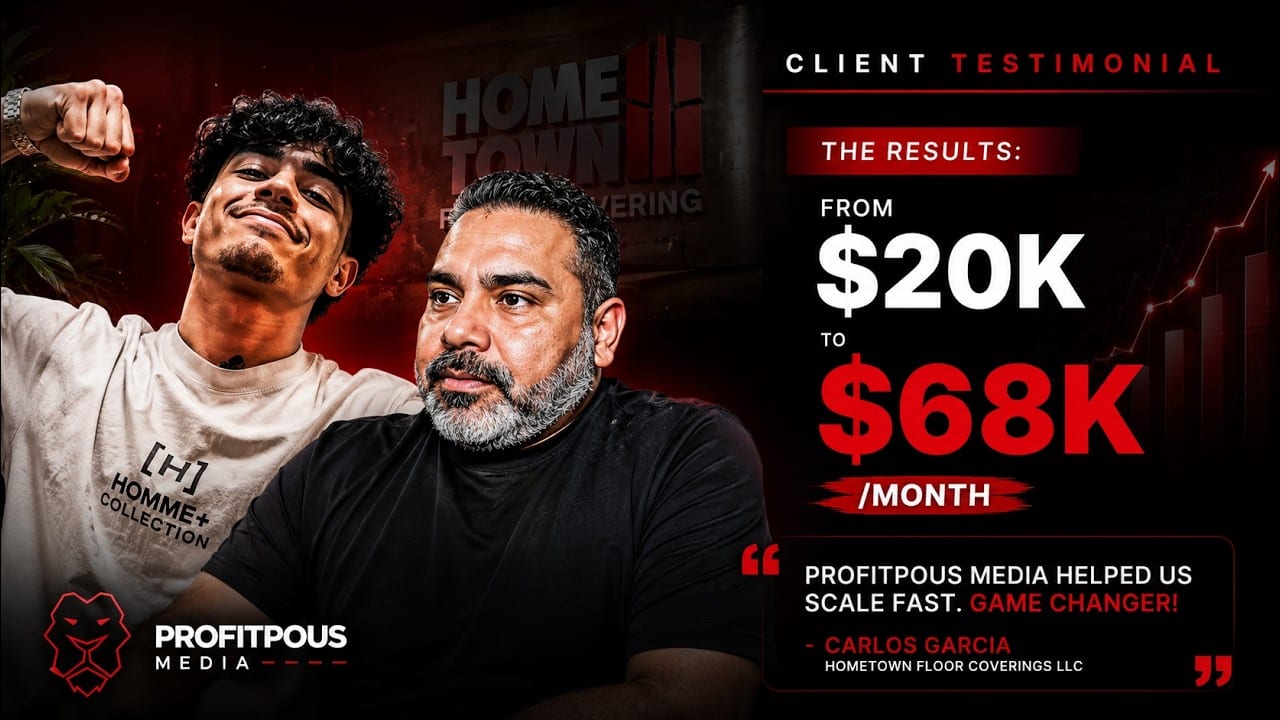 The cover of the filmed testimonial, as it appears on YouTube.